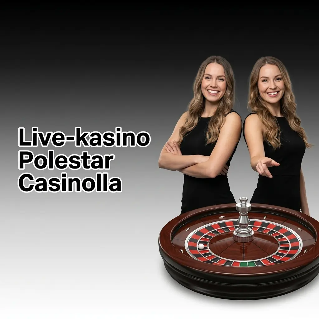 Polestar Casinon live-kasinopelit oikeiden jakajien kanssa, mukana ruletti, blackjack ja baccarat