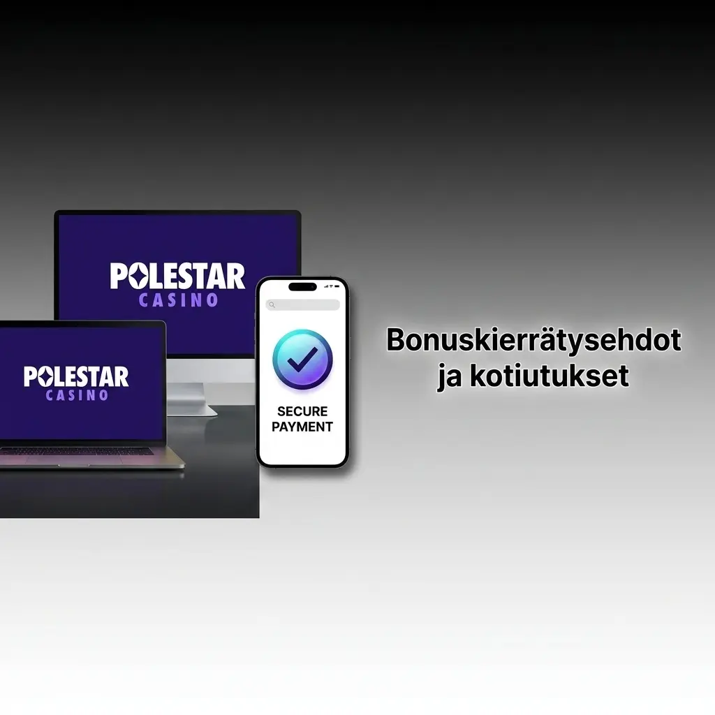 Polestar Casinon bonuskierrätysehdot: 35x kierrätysvaatimus, hyväksytyt pelit ja kotiutussäännöt selitettynä.