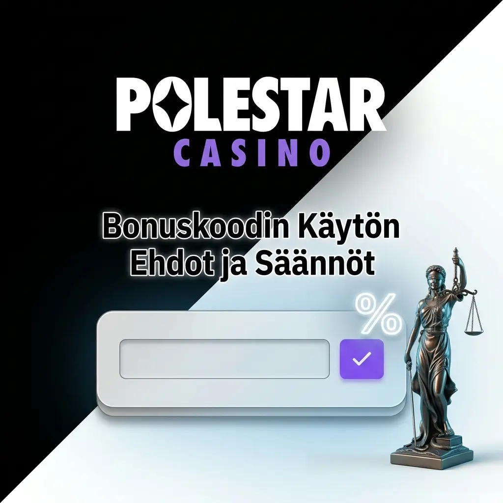 Polestar casinon bonuskoodin ehdot: tervetuliaisbonus 100% jopa 500 EUR ja 200 ilmaiskierrosta uusille pelaajille.
