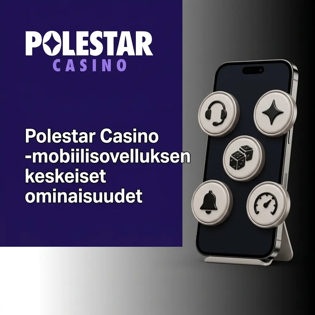 Polestar Casino -mobiilisovelluksen ominaisuudet: bonukset, live-kasino, vedonlyönti ja suomalaiset maksutavat