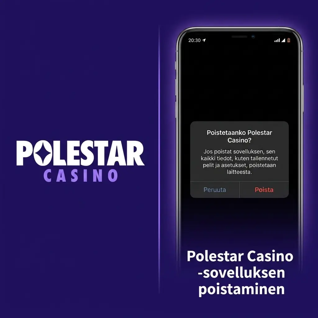 Polestar Casino -sovelluksen poistaminen Android- ja iOS-laitteelta askel askeleelta